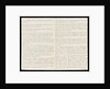 Letter from the Sandwich Papers by unknown
