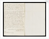 Letter from the Sandwich Papers by unknown