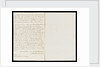 Letter from the Sandwich Papers by unknown
