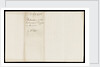 Letter from the Sandwich Papers by unknown