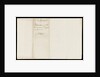 Letter from the Sandwich Papers by unknown