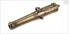 Brass smoothbore muzzle loading gun by C. Ouderogge