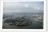Aerial view of Isle of Dogs and river Thames, London by National Maritime Museum