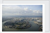 Aerial view of Isle of Dogs and river Thames, London by National Maritime Museum