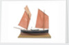 A full hull model of the mackerel driver 'Ebenezer' (1867) by Max T. Davey