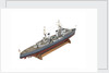 Full hull exhibition model of  cruiser HMS 'Argonaut' (1941) by M.A. Batchelor