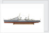 Full hull exhibition model of  cruiser HMS 'Argonaut' (1941) by M.A. Batchelor