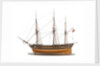 Model of a warship (1800); French; Frigate; 44-46 guns by unknown