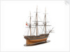 Model of a warship (1800); French; Frigate; 44-46 guns by unknown