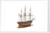 Model of a warship (1800); French; Frigate; 44-46 guns by unknown