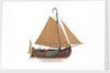 Model of a Dutch sailing cargo botter by unknown