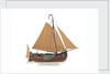 Model of a Dutch sailing cargo botter by unknown