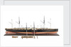 Painted model of 'Great Eastern' (1858) by unknown