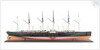 Painted model of 'Great Eastern' (1858) by unknown