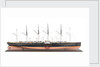 Painted model of 'Great Eastern' (1858) by unknown