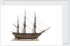 French 52-gun frigate 'Sirene' (1823) by unknown