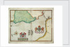 Map of 'The pursuit to Calais, 4 - 6 August 1588' by Robert Adams; Augustine Ryther