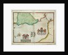 Map of 'The pursuit to Calais, 4 - 6 August 1588' by Robert Adams; Augustine Ryther