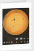 A wall hanging of the Sun, 3 feet in diameter and comparative size of planets by Working Men's Educational Union