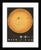A wall hanging of the Sun, 3 feet in diameter and comparative size of planets by Working Men's Educational Union