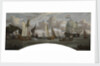 Ships on the River Ij in front of the Tollhouse near Amsterdam (before conservation in 2008) by Abraham Storck
