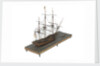 Warship (Fr, circa 1800) by unknown