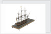 Warship (Fr, circa 1800) by unknown
