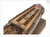 Model of a warship (1757); frigate fifth rate, 32 guns by unknown