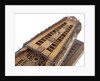 Model of a warship (1757); frigate fifth rate, 32 guns by unknown