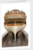 Model of a warship (1757); frigate fifth rate, 32 guns by unknown