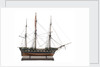 Sloop and sixth rate warship HMS 'Actaeon' (1831) 28 Guns by unknown