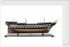 Second rate warship, 80 guns by Unknown