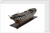 Second rate warship, 80 guns by unknown