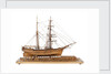 Full hull model of 'Leon' (1880) starboard view, broadside by Harold A. Underhill