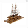 Full hull model of 'Leon' (1880) starboard quarter view by Harold A. Underhill