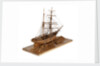 Full hull model of 'Leon' (1880) starboard quarter view by Harold A. Underhill