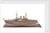 Shipbuilder's model of Japanese battleship HIJMS 'Fuji' (1896) by E. Roberts