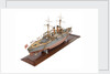Shipbuilder's model of Japanese battleship HIJMS 'Fuji' (1896) by E. Roberts