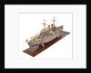 Shipbuilder's model of Japanese battleship HIJMS 'Fuji' (1896) by E. Roberts