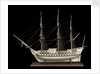 French Prisoner of War model of a Two-Decker by unknown