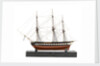A model of a warship (1800), French, frigate, 44-48 gun by unknown