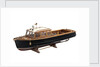 Service vessel; Police launch; River Thames launch by unknown