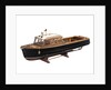 Service vessel; Police launch; River Thames launch by unknown