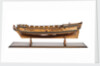 A model of a warship; 22 guns by unknown