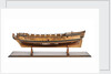 A model of a warship; 22 guns by unknown