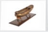 A model of a warship; 22 guns by unknown