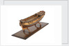 A model of a warship; 22 guns by unknown