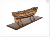 A model of a warship; 22 guns by unknown