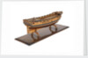 A model of a warship; 22 guns by unknown