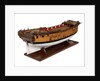 A model of a warship (1741), sixth rate, sloop, 24 guns by unknown